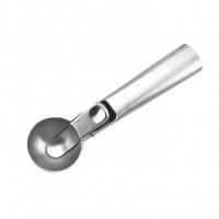 Stainless Steel Ice Cream Scoop  with Trigger  Easy to Use, Dipper for Ice Cream Tool for Fruits Melon Ball