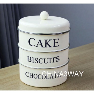 Metal Stacking 3 Tier Cake Tin