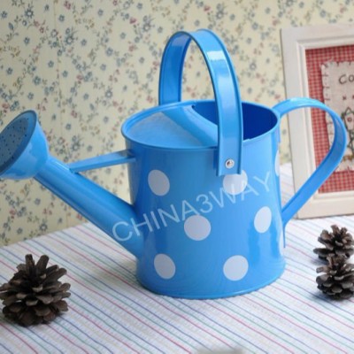 1.7l unique metal giant green color flower green old fashioned watering can gardening tools