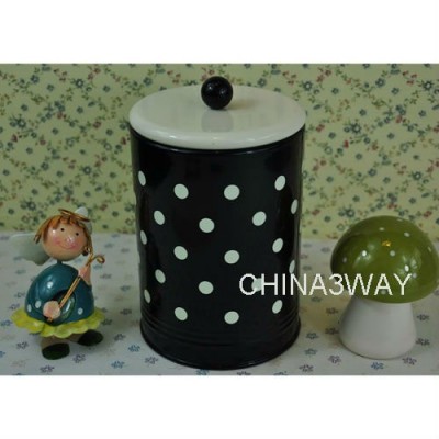 tea coffee sugar salt ceramic storage jar