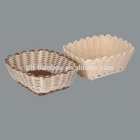 Wholesale Poly woven rattan gift basket for storage