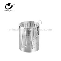 Kitchen helper stainless steel round chopsticks barrel